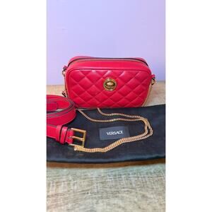 Versace Red Belt Bag & Crossbody Bag